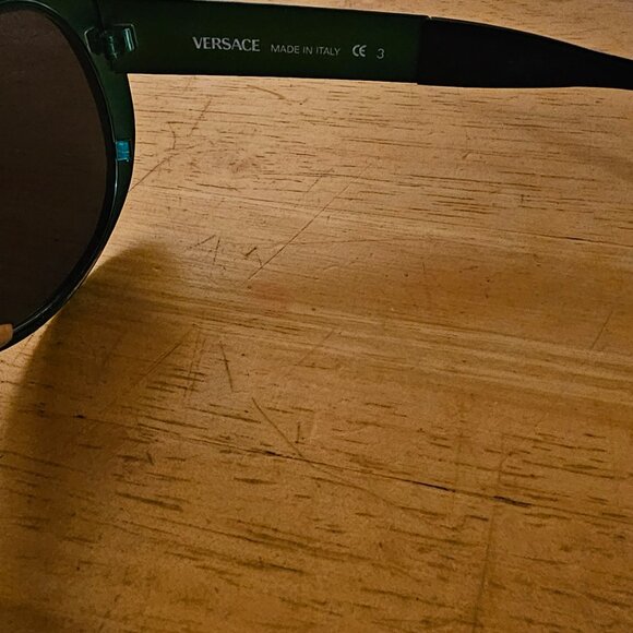 Versace Mod  X99/P Col 67M Green Frame Mirror Lens Sunglasses main image 3